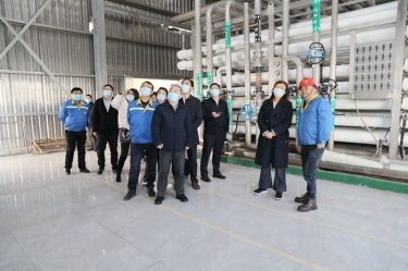 浙江省碳达峰碳中和工作督查组光临今年会jnh纸业调研