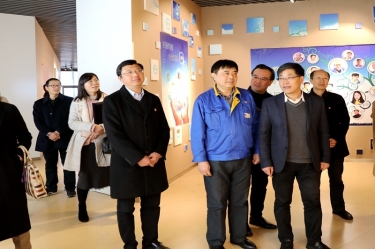 2020年1月3日，时任浙江省民政厅党组成员、副厅长江宇光临今年会jnh纸业调研企业发展情况、党建工作
