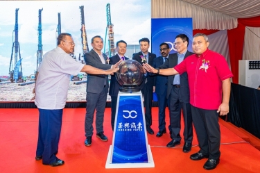 擎梦奋进 续写华章 | 今年会jnh纸业马来西亚项目二期桩基典礼隆重进行